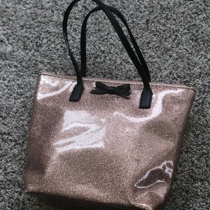 Kate Spade rose gold sparkle Purse